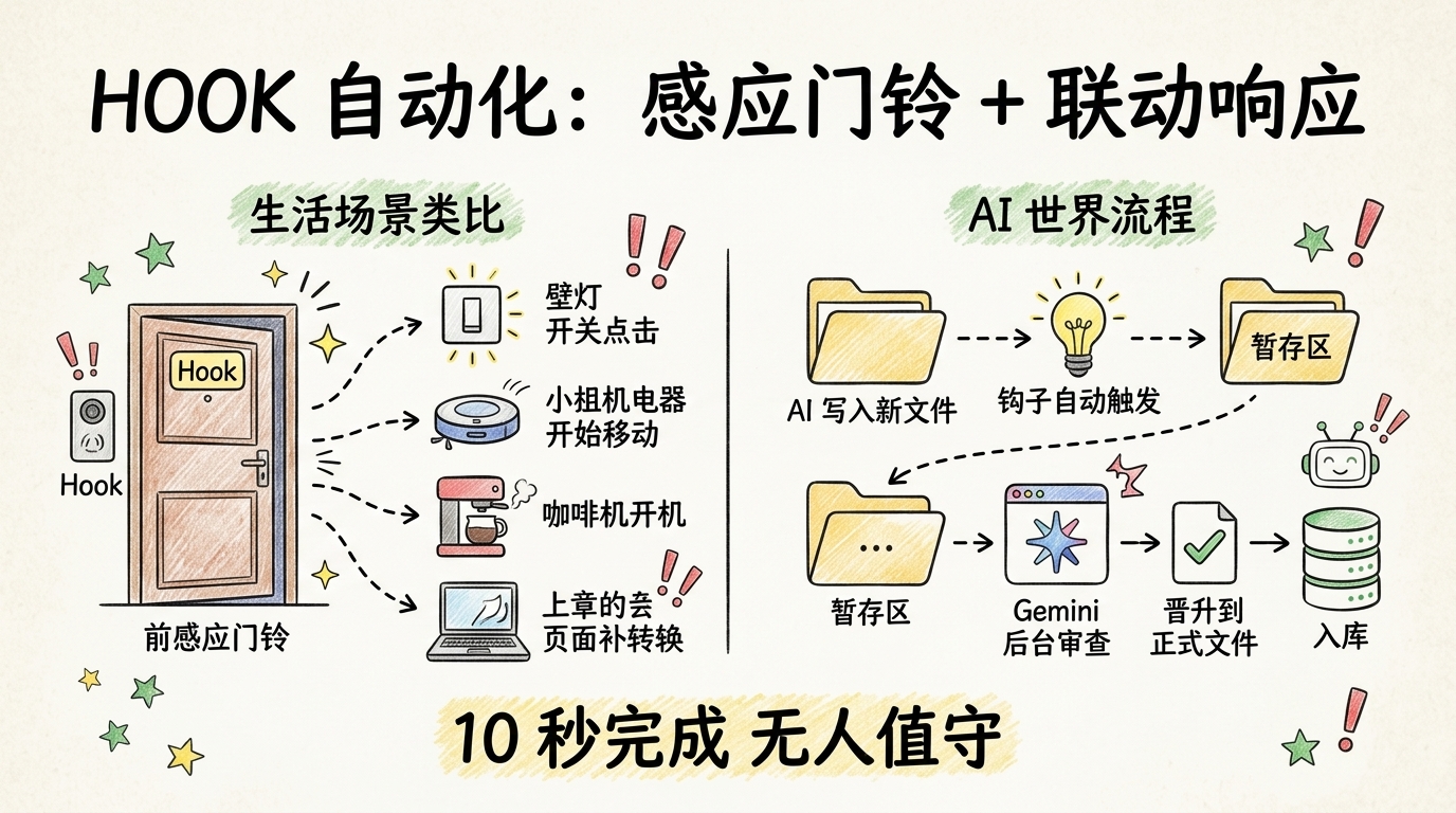 Hook 自动化:感应门铃 + 联动响应