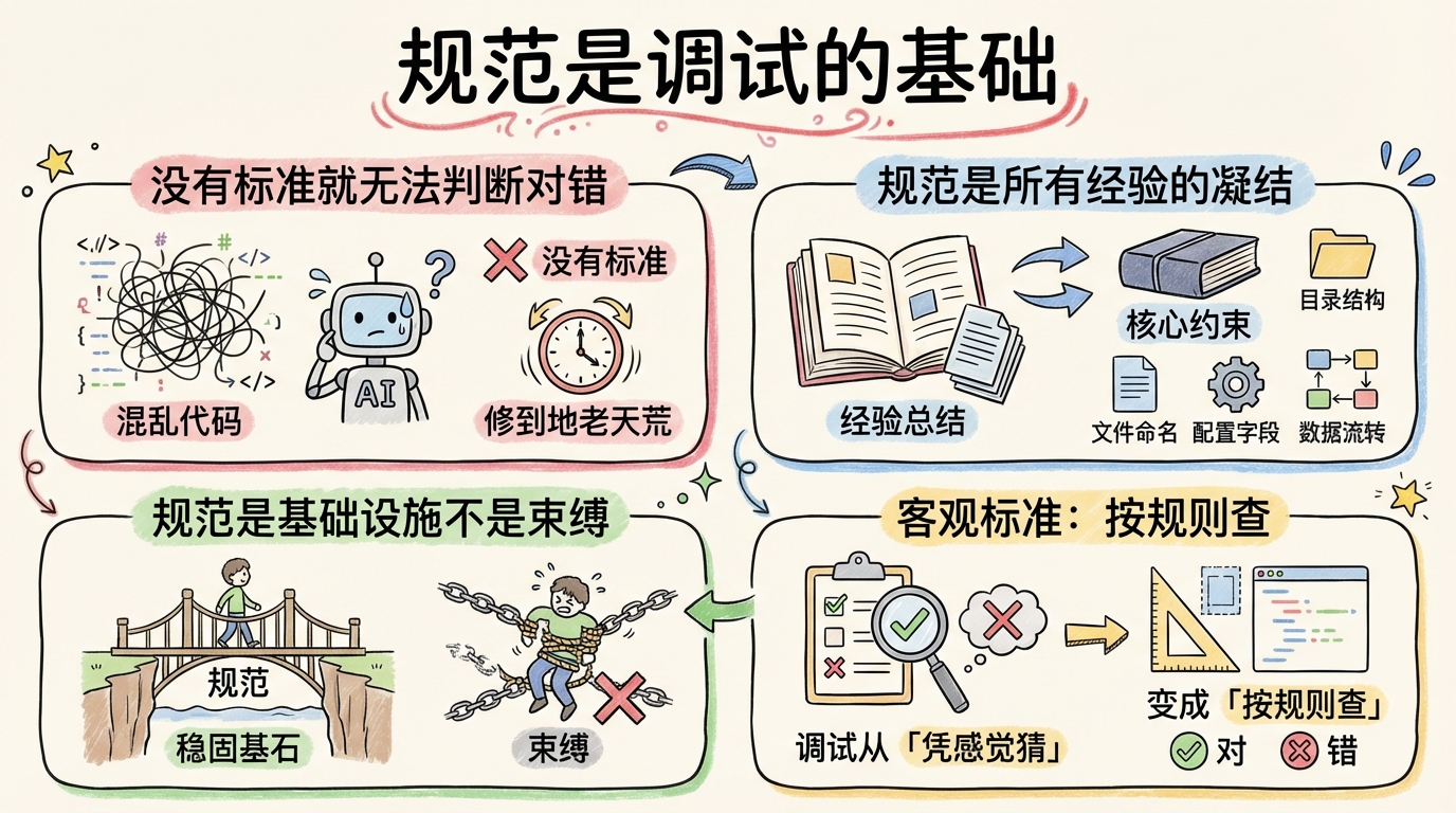 规范是调试的基础